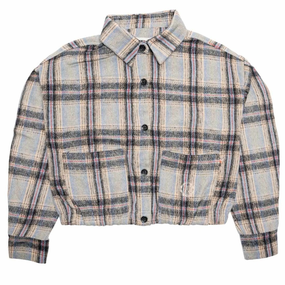 Honor The Gift Women’s Flannel Crop Jacket